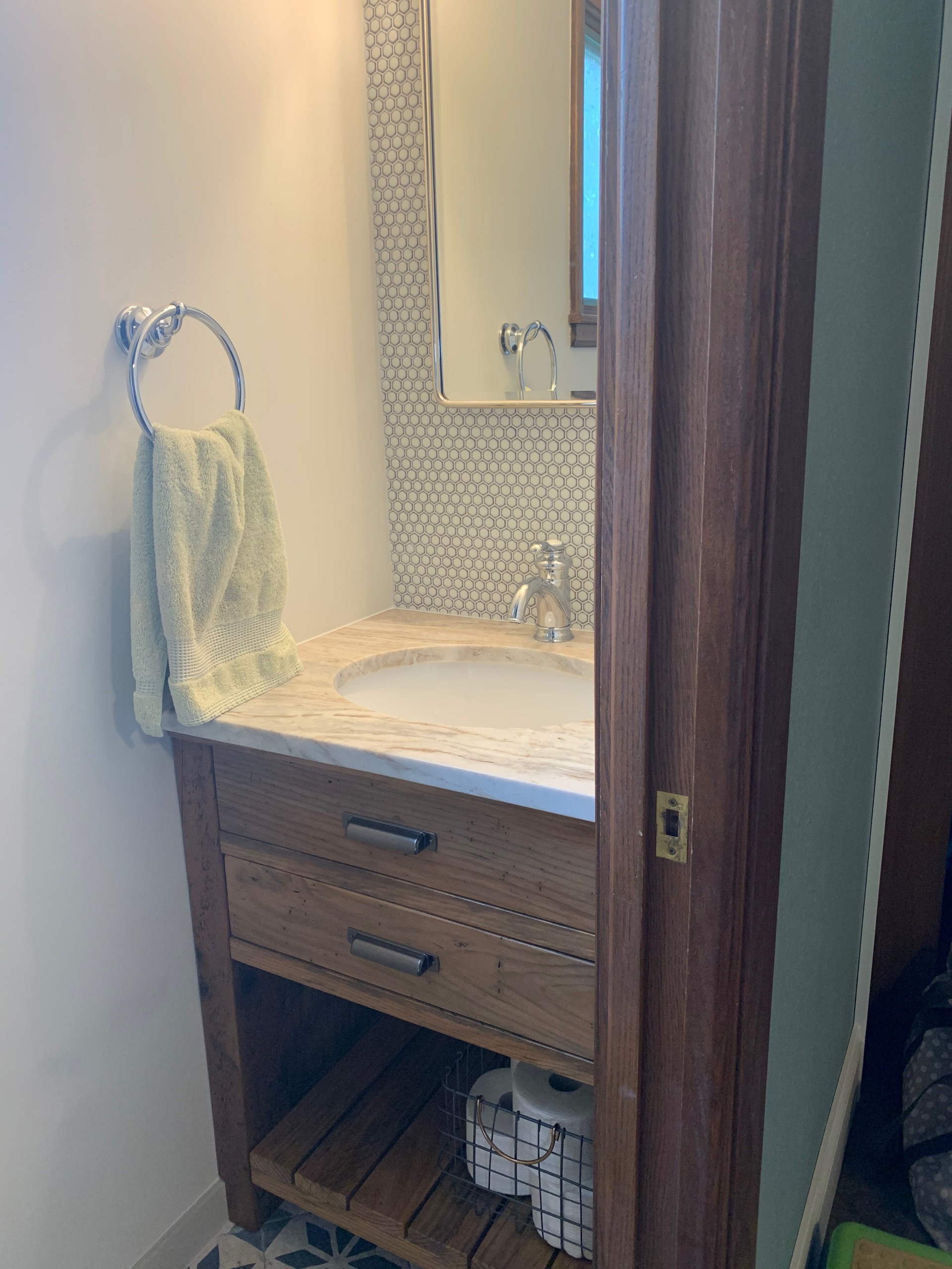 1/2 Bath Before & After Process