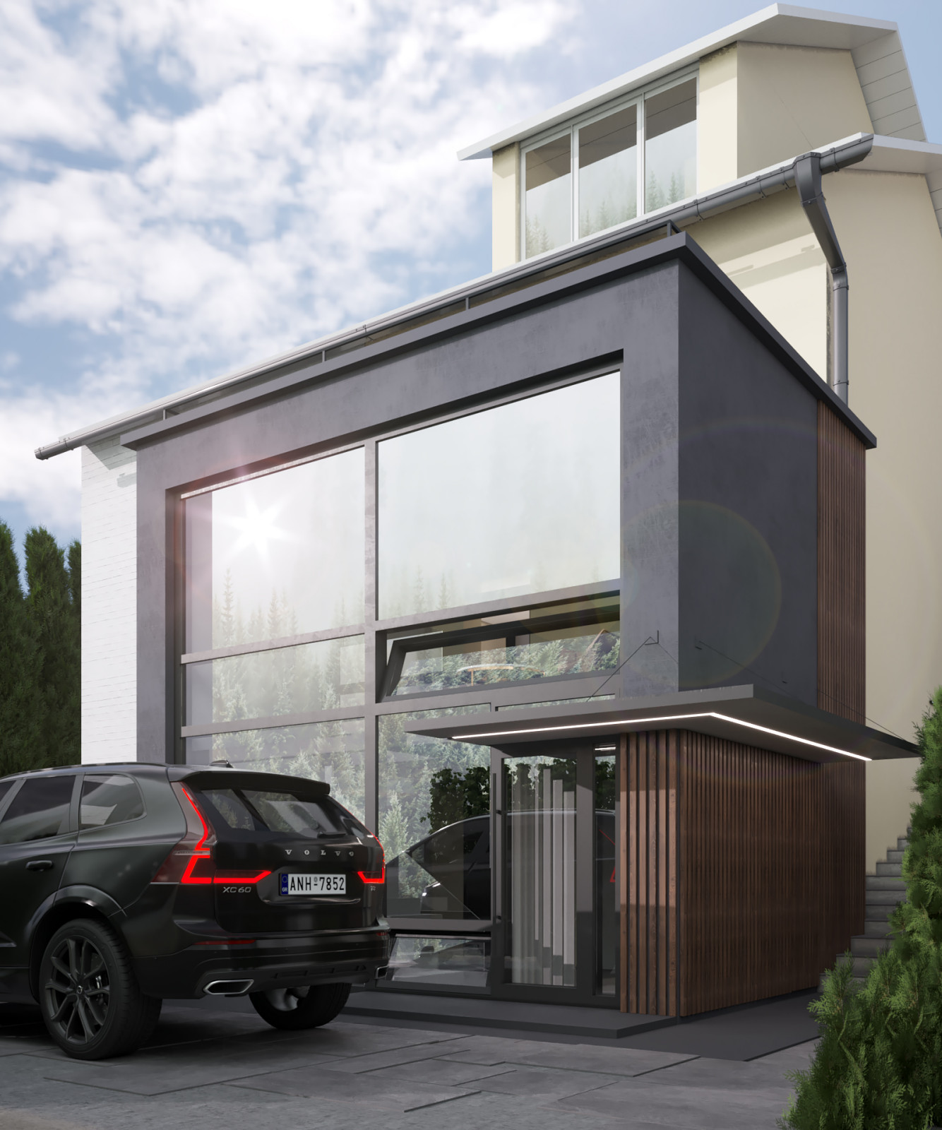 Реконструкция дома в   Раубичах