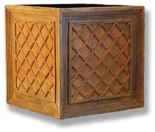 lattice planter box
