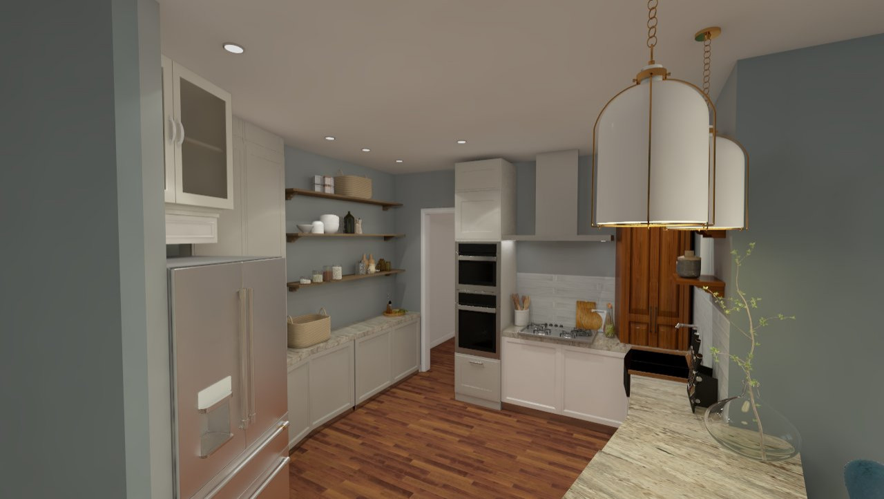 Galley Style Kitchen