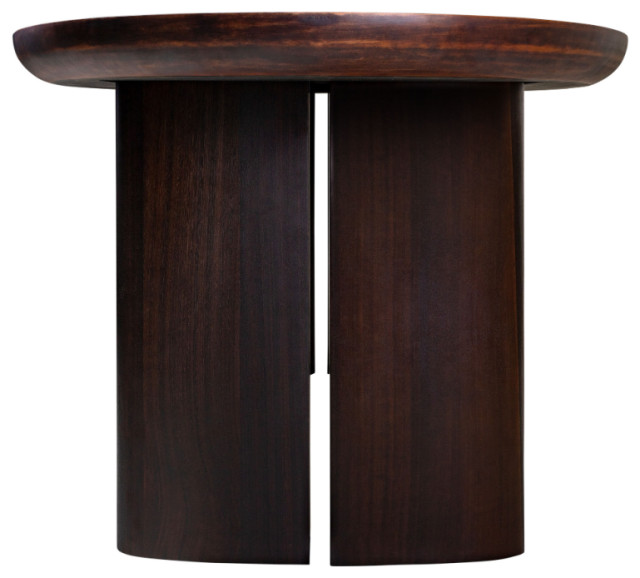 Oval Eucalyptus Dining Table, Versmissen Durban, Small - Transitional ...