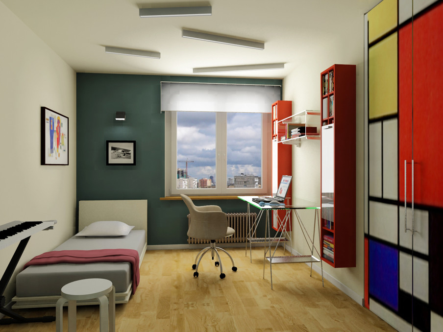 Двухкомнатная квартира в современном стиле