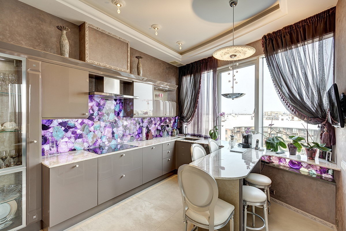 Натуральный камень в интерьере квартиры