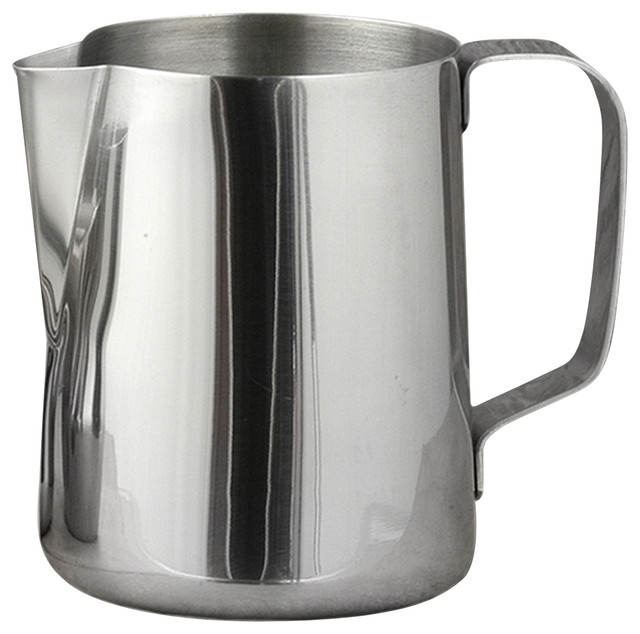 Stainless Steel Milk Pitcher 30 Oz., 30 Ounces Modern Milk Frothers