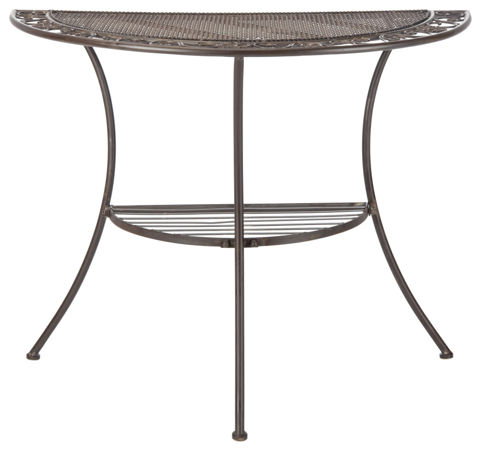 Genson Outdoor End Table Mediterranean Outdoor Side Tables by