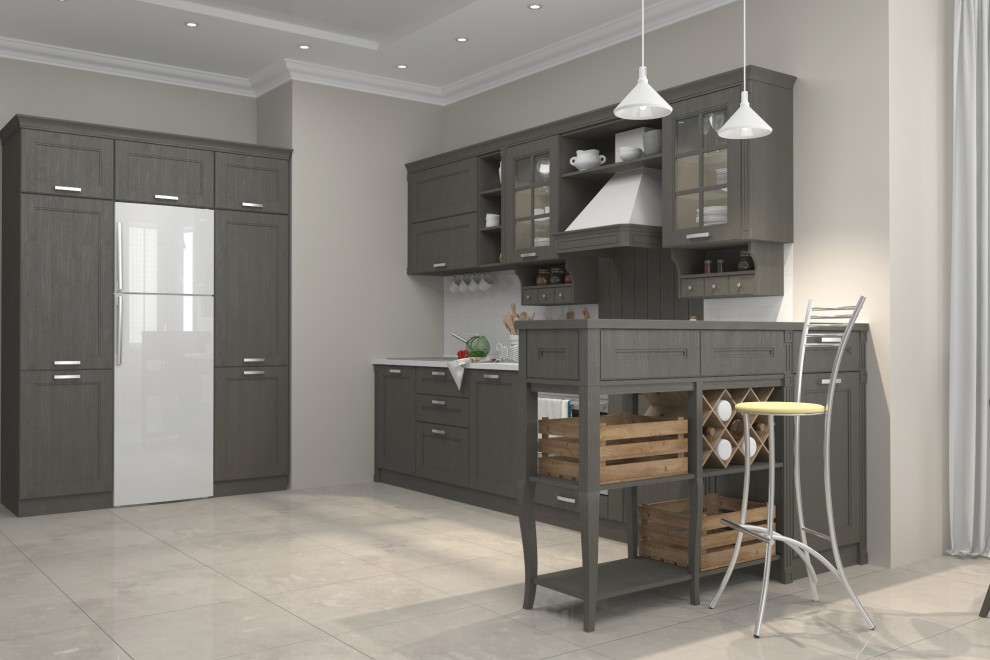 Дизайн проект кухонного гарнитура "Viva" неоклассика