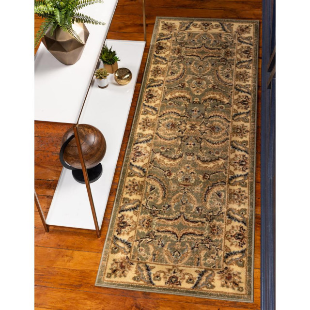 Unique Loom Hickory Voyage Rug, 2'7x10' Traditional Area Rugs by