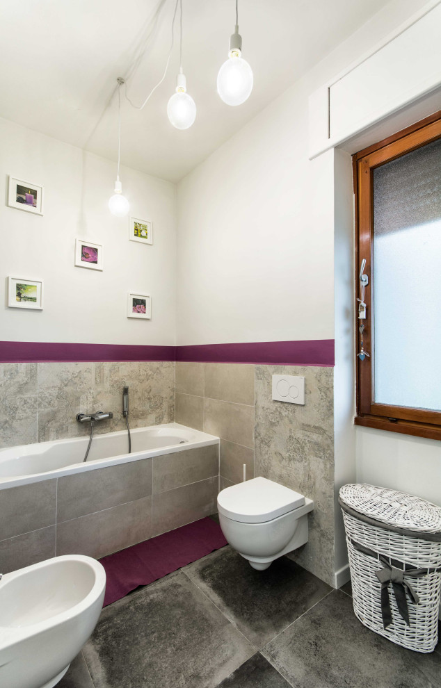 Idee per una stanza da bagno industriale