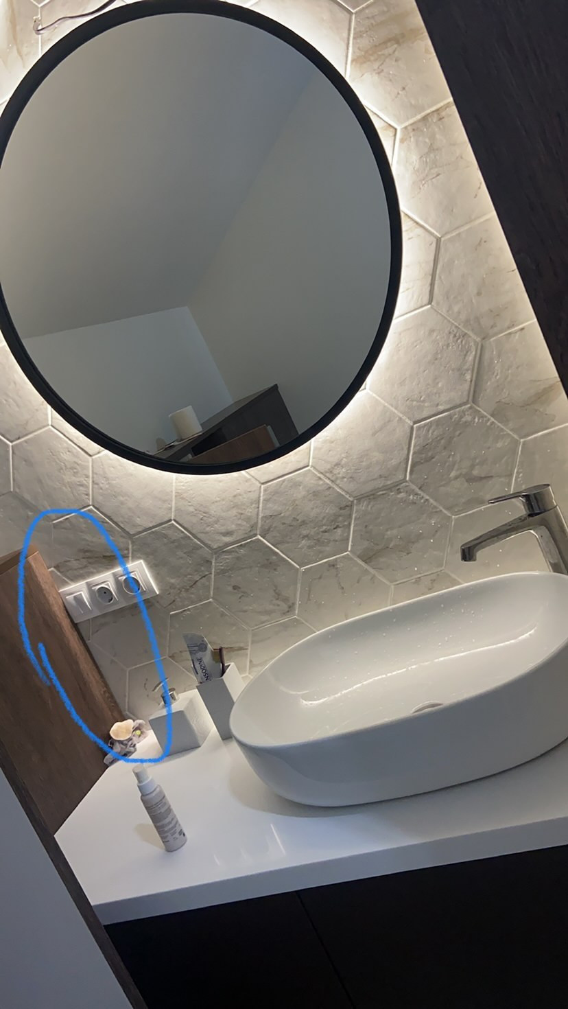 Зеркало RING 1 WALL LED