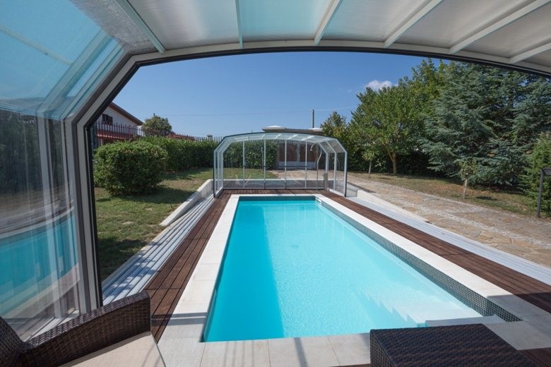 Photo of a modern pool in Other.