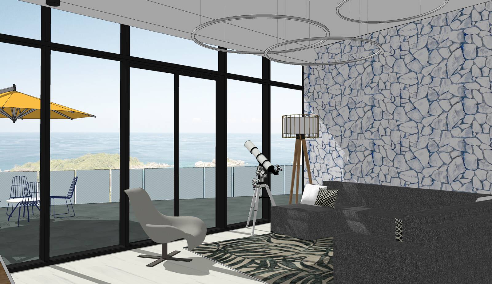 дом с видом на море