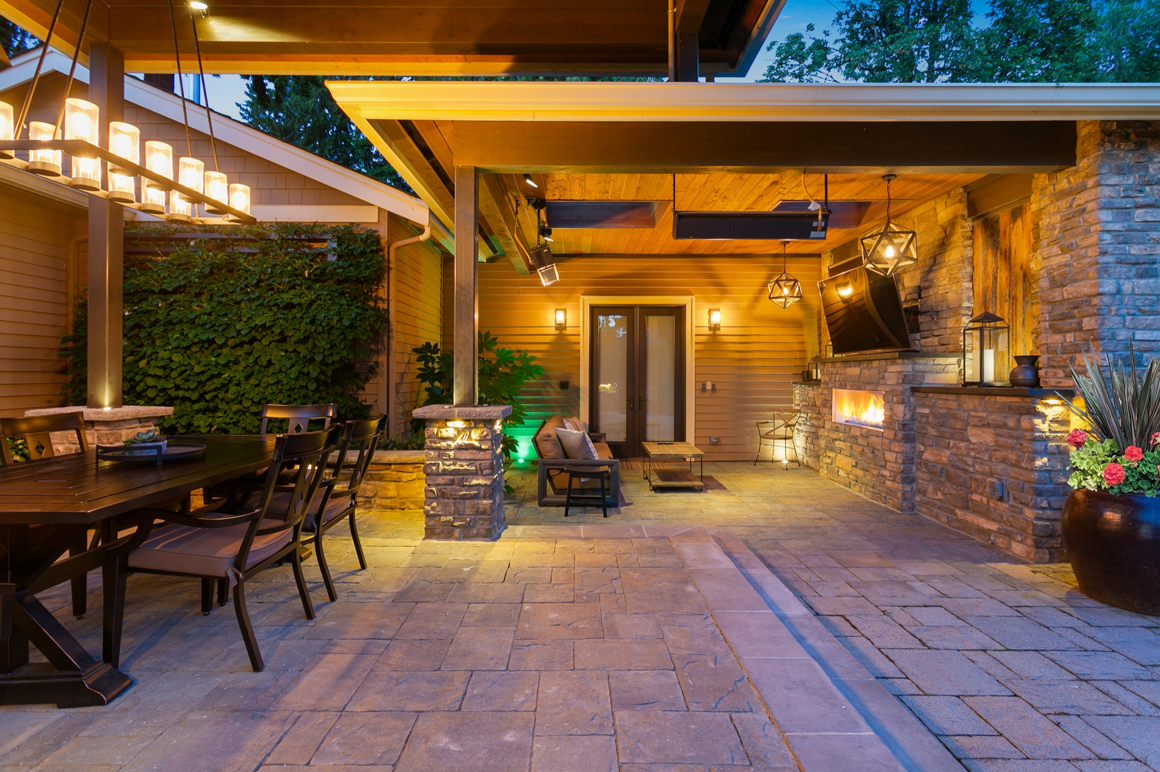 Yarrow Point Triple Roof Outdoor Living