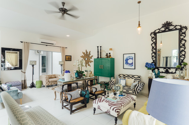 Tour A Holiday Home In Ipoh Inspired By Colonial Black And White Style Houzz