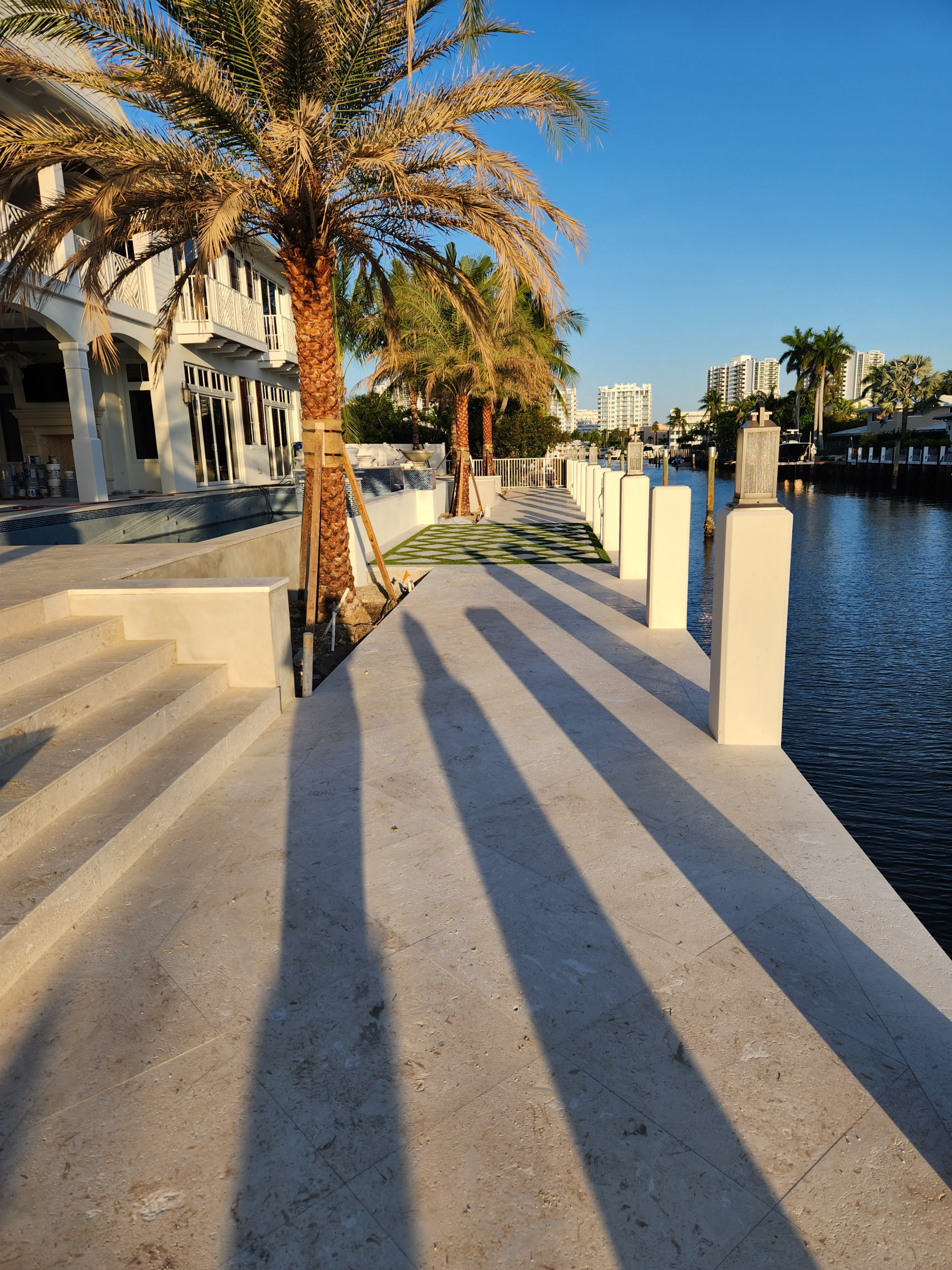 Exterior Stone and Turf Installation - Fort Lauderdale