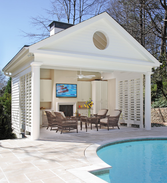 Outdoor Rooms and Spaces Traditional Pool Atlanta by Paces