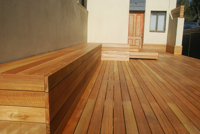 Spotted gum deck modern-deck