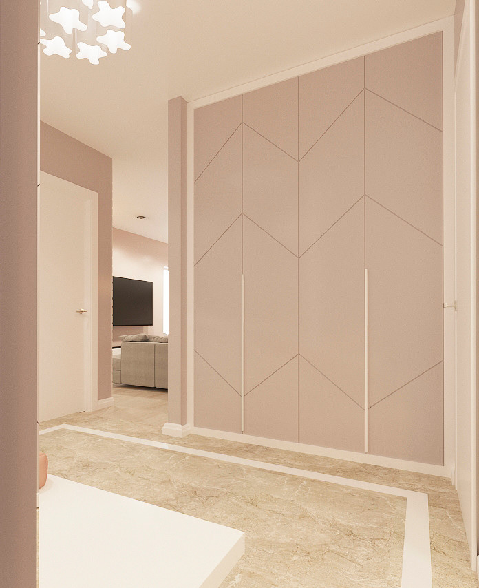 Дизайн интерьера трехкомнатной квартиры по ул. Восточной.