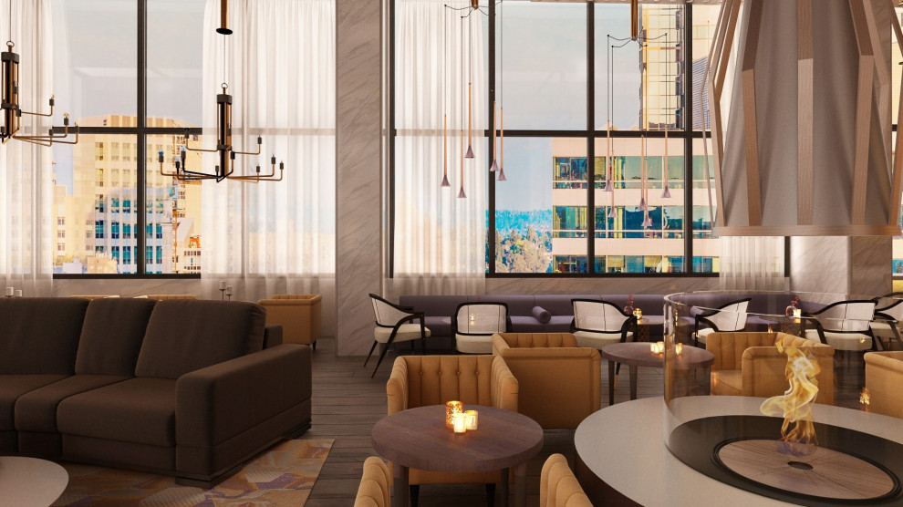 Inspiration for a large transitional dining room remodel in Seattle