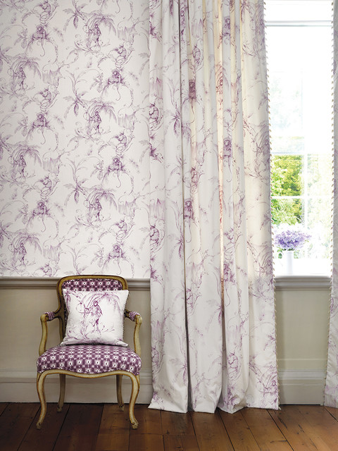 Schlafzimmer Landhausstil, englische Tapeten und Stoffe ... Schlafzimmer Landhausstil, englische Tapeten und Stoffe ...