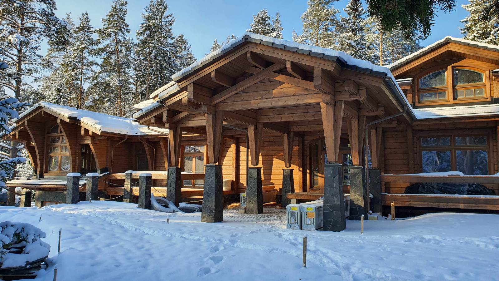 Резиденция в стиле "рустик".