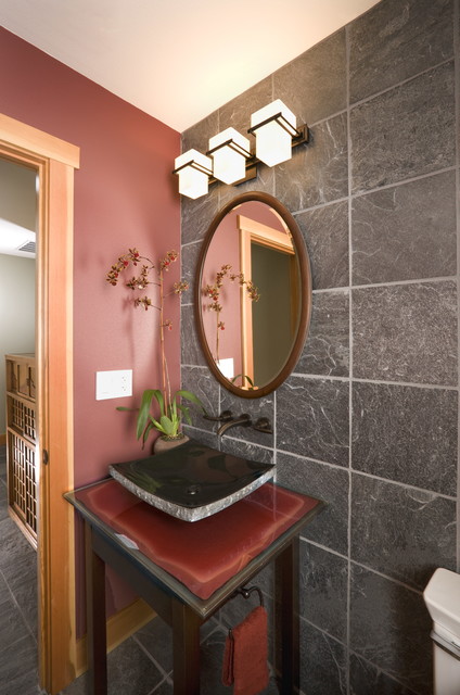 Japanese Style Powder Room Asian Powder Room San