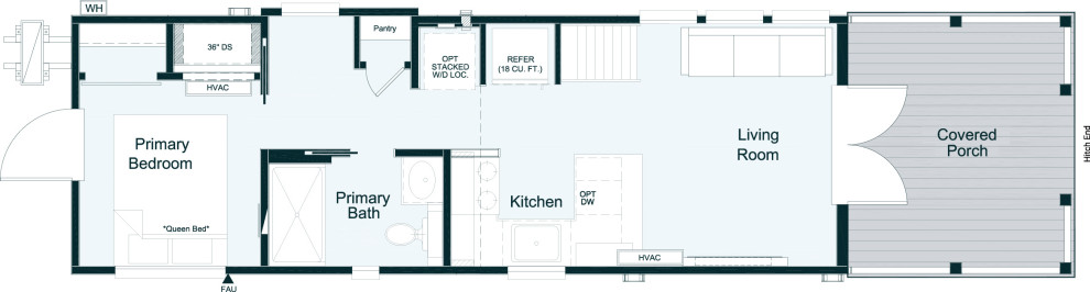 Tiny Home - Clayton Park Models - The Swayback