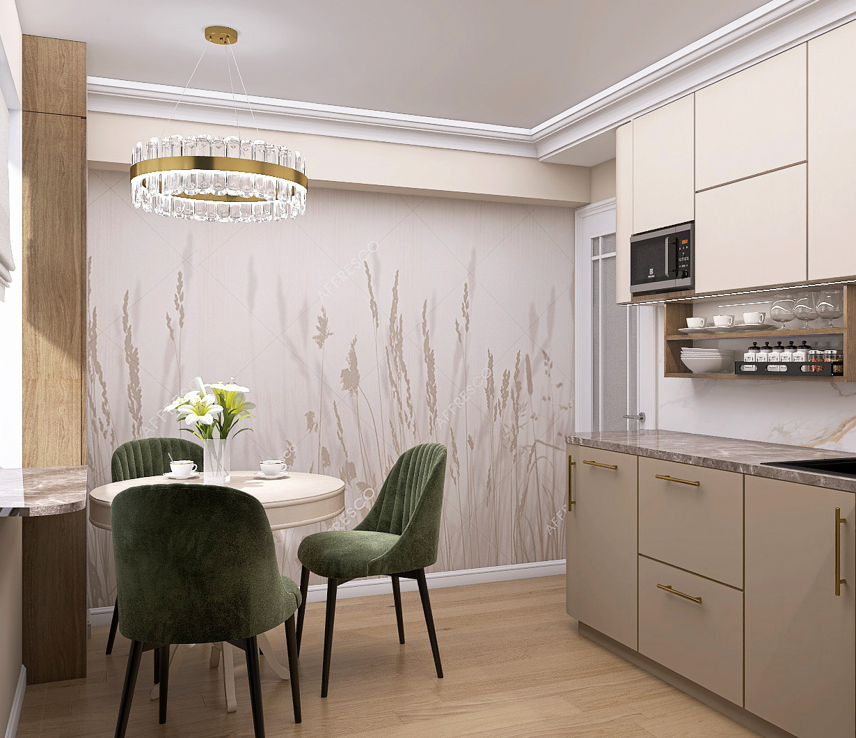 Дизайн маленькой кухни в панельке