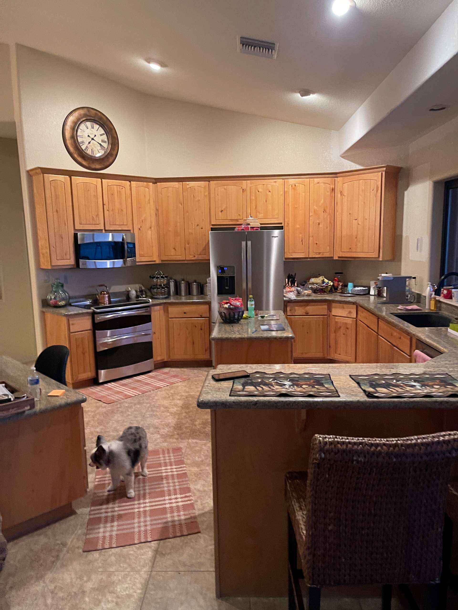 Custom Built Kitchen and Dry Bar