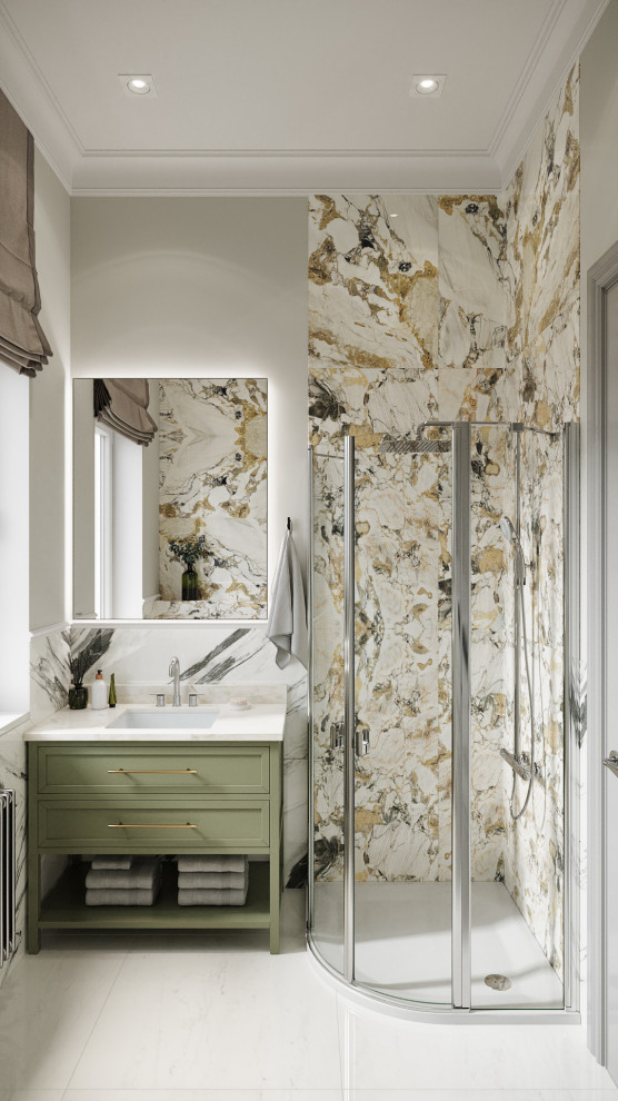 Дом  с яркими акцентами 120м