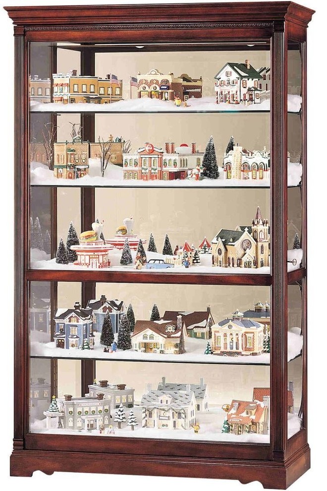 Howard Miller Townsend Curio Traditional China And Hutches