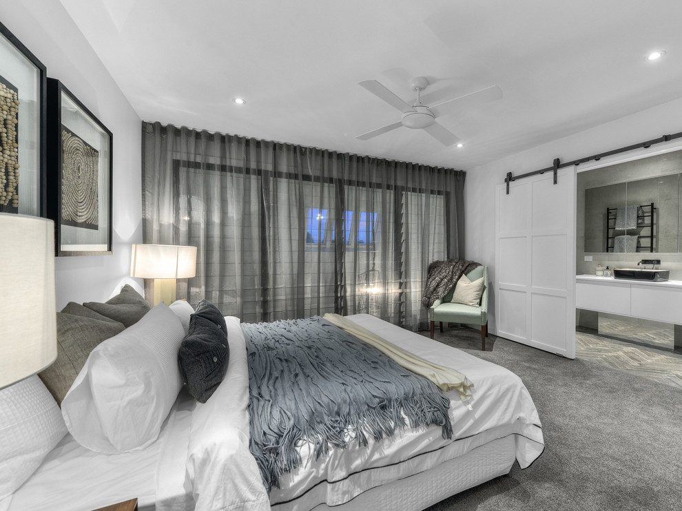 This is an example of an industrial bedroom in Brisbane.