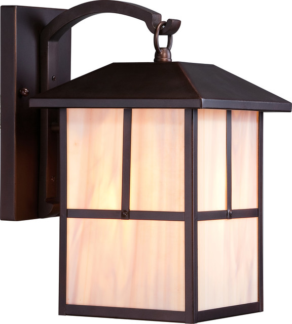 Tanner 1 Light 8 Outdoor Wall Fixture With Honey Stained Glass Tanner 1 Light 8 Outdoor Wall Fixture With Honey Stained Glass Craftsman Lights And Sconces By Satco Lighting