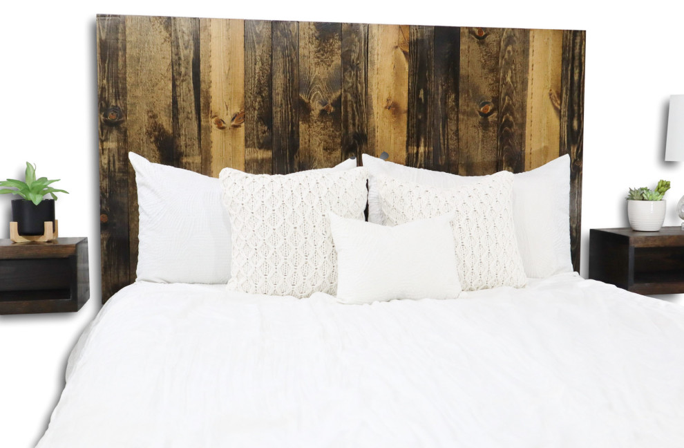 Handcrafted Headboard, Leaner Style, California King Rustic