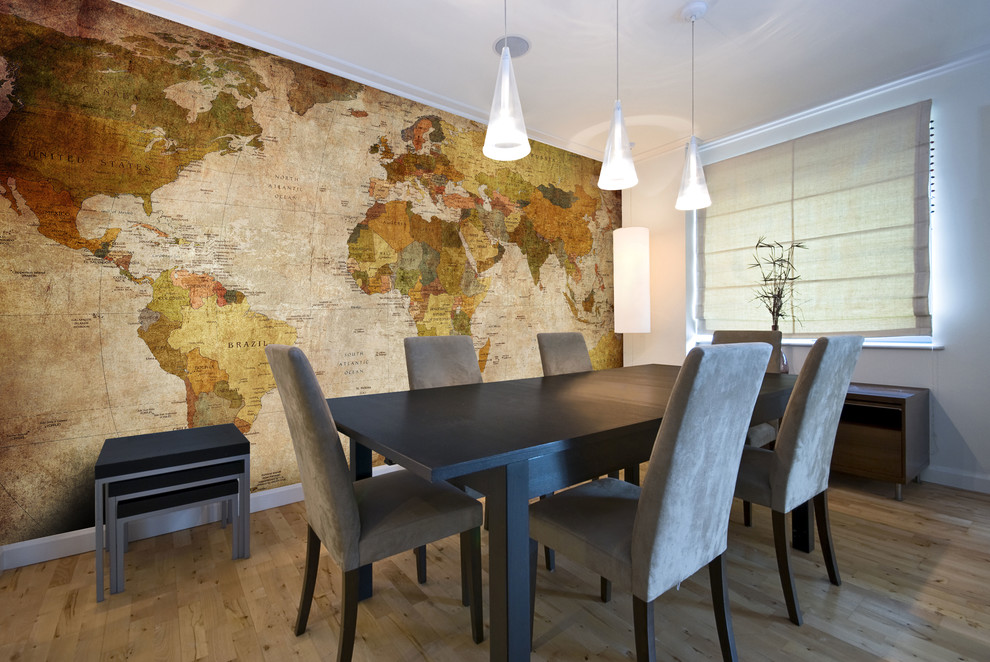 Old Style World Map Wallpaper Mural