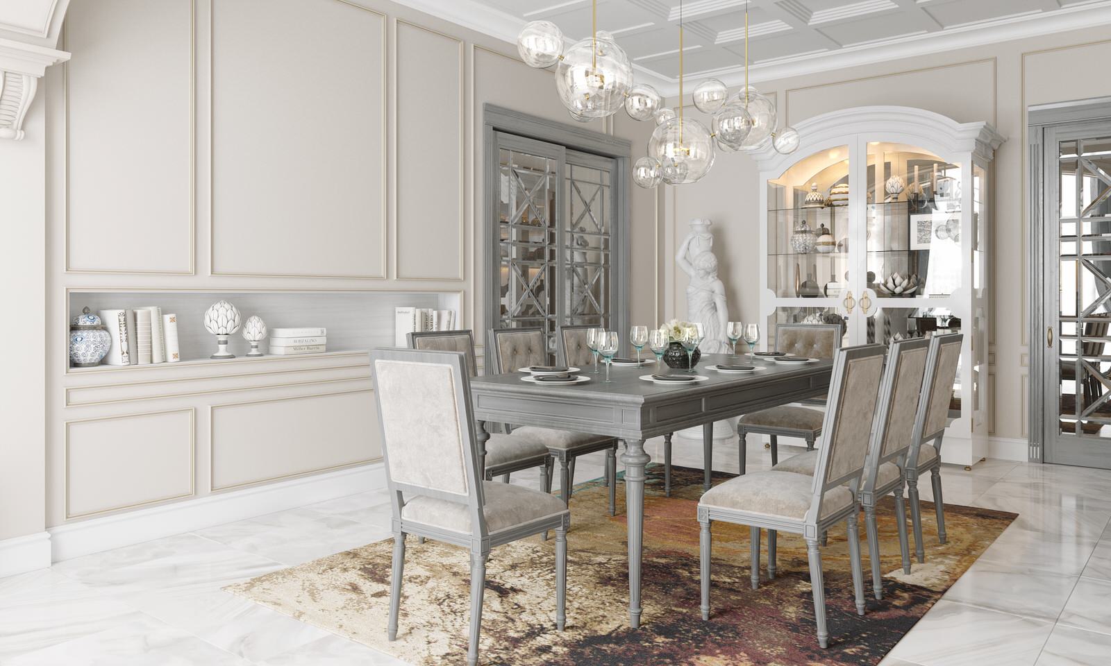 Квартира неоклассика 170м2