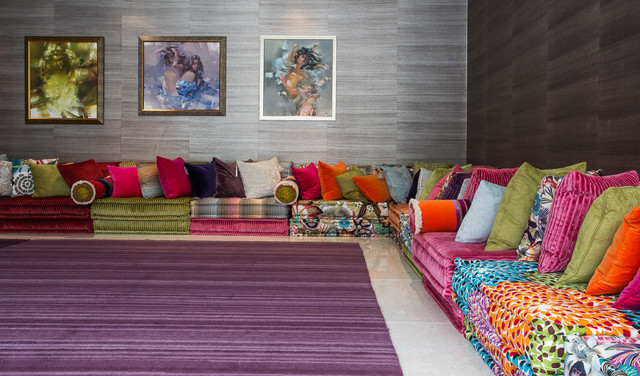 Sunningdale contemporary-vardagsrum