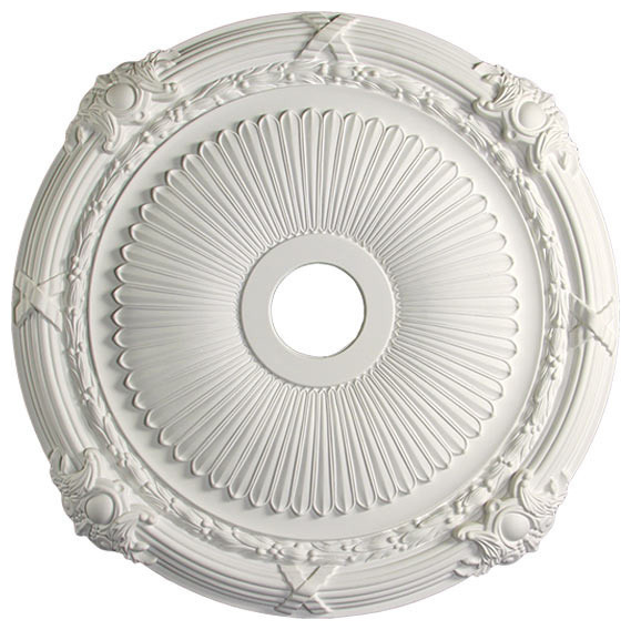 Md 7086 Ceiling Medallion Piece White
