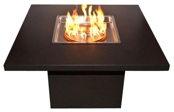 Bella Electronic Ignition Fire Pit Copper Vein Contemporary