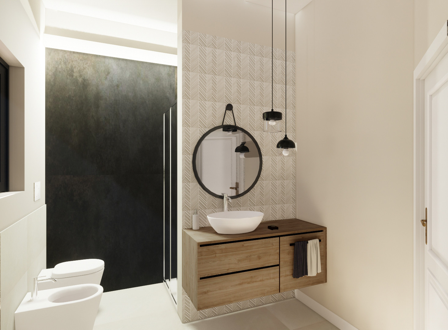 VIA CARRIERA | Render bagno