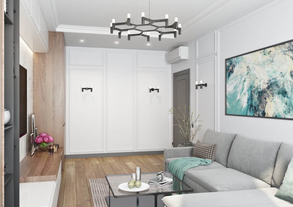 Дизайн и ремонт квартиры в ЖК «Алые Паруса» — Королевство белизны