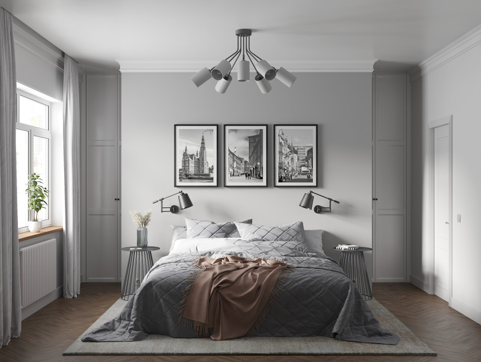 Спальня в Скандинавском стиле