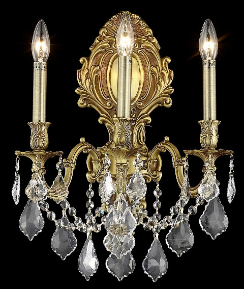 Elegant Lighting 9603W14FG/RC Wall Sconces from the Monarch Collection