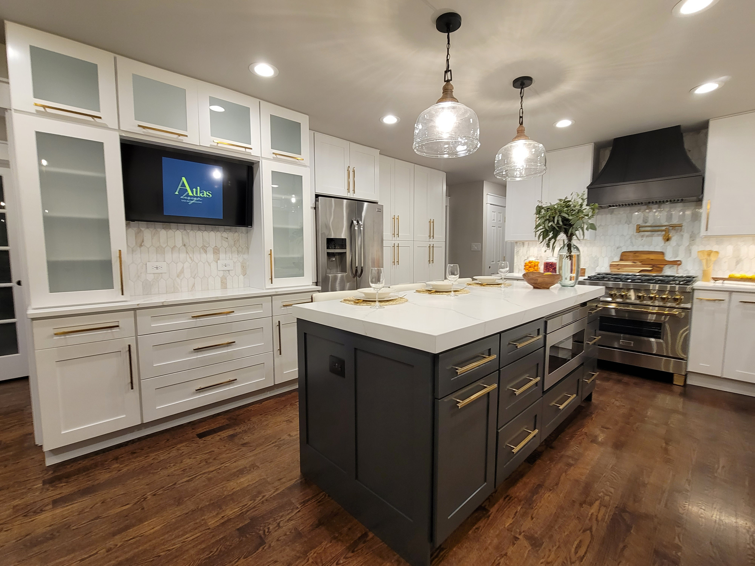 Custom Kitchen with Built-ins and Butler's Pantry