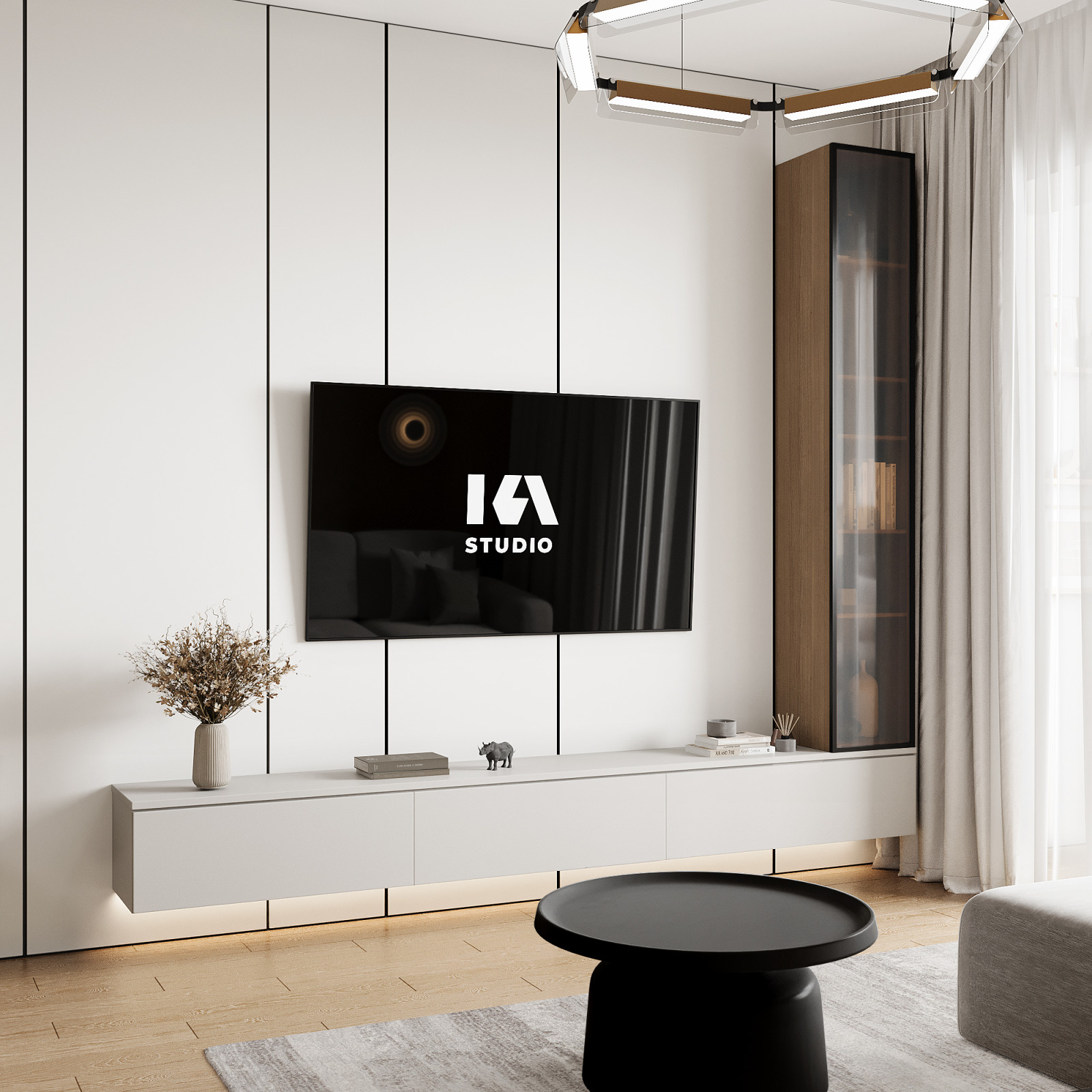 Дизайн квартиры в современном стиле с нотками сканди