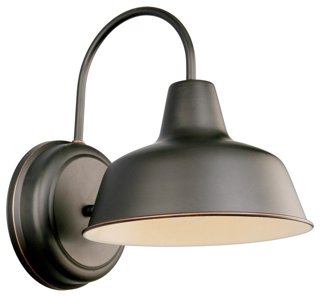 1 Light Wall Oil Rubbed Bronze Farmhouse Outdoor 1 Light Wall Oil Rubbed Bronze