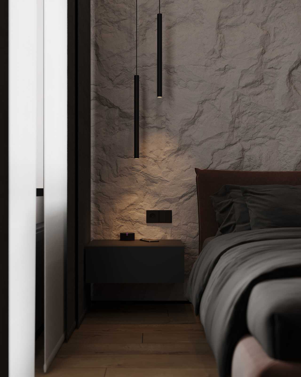 Спальня (трехкомнатная квартира в ЖК "Илмари", Пенза)