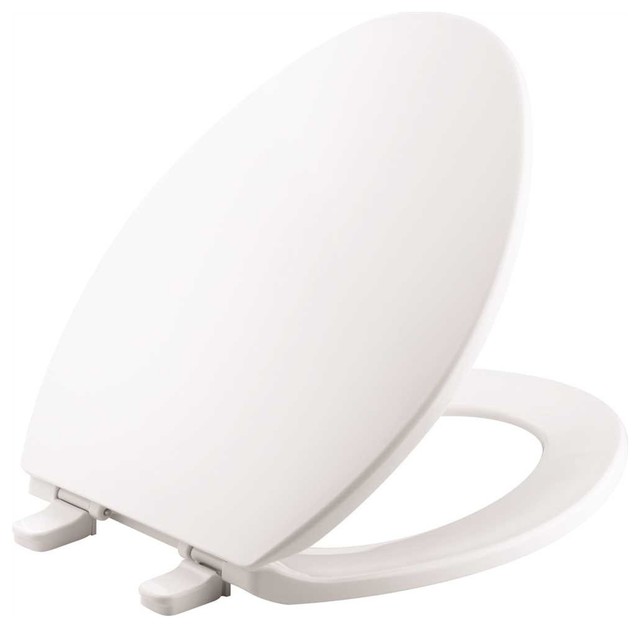 Kohler Company 751068 Brevia Elongated Toilet Seat White Kohler Company 751068 Brevia Elongated Toilet Seat White