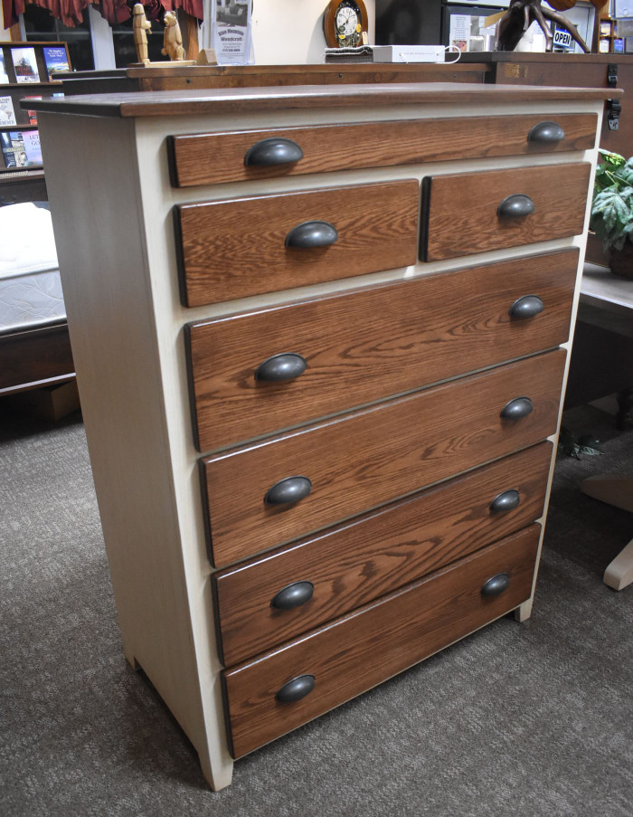 2 tone Chest of drawers