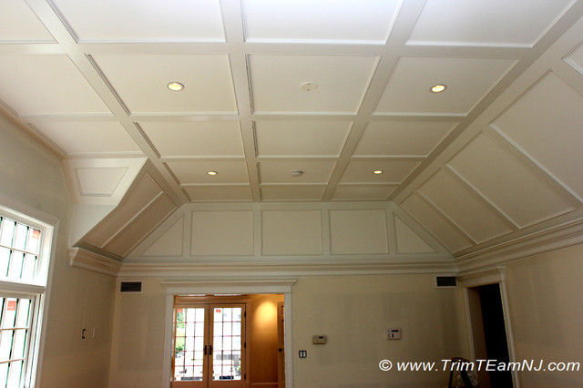 Coffered Ceilings And Beams Traditional Bedroom New