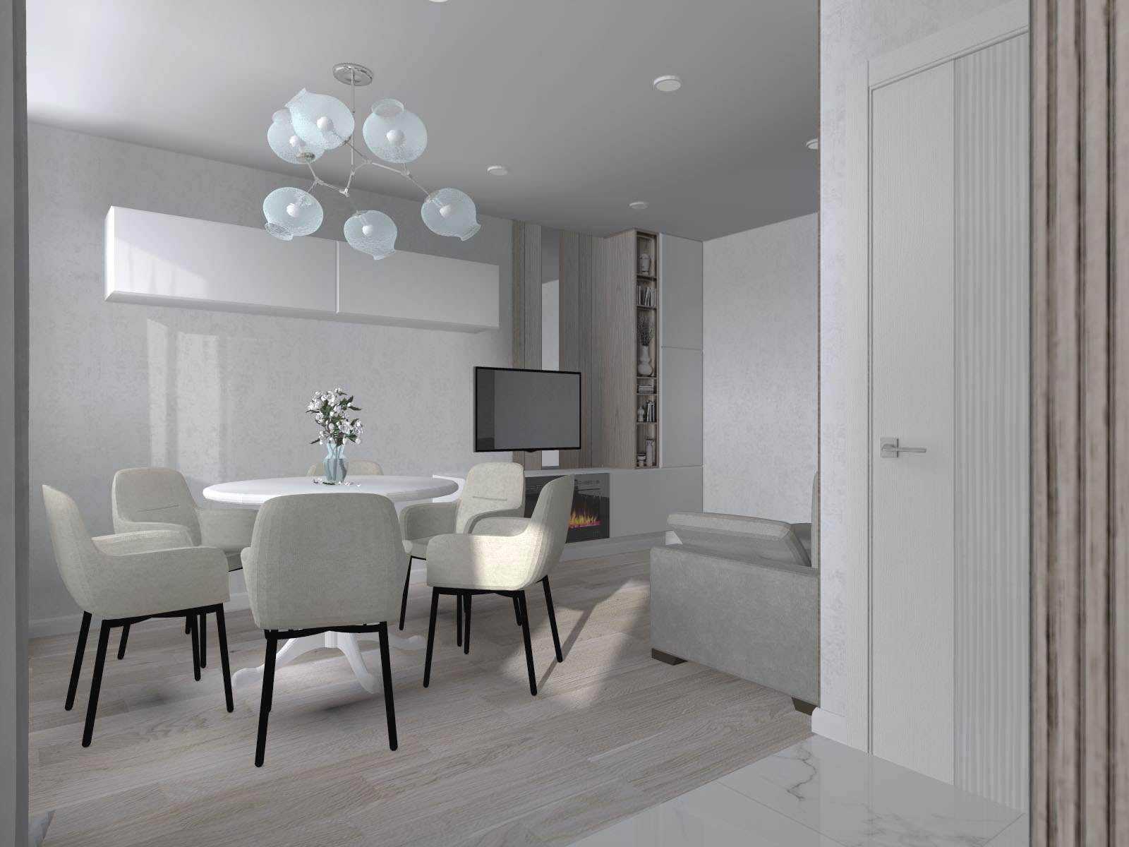 г.Владимир, мкр.Юрьевец, ул.Всесвятская, Кухня-столовая, 21 м2